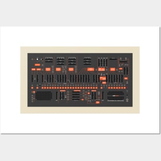 ARP 2600 - Orange/Grey - No Keyboard Posters and Art